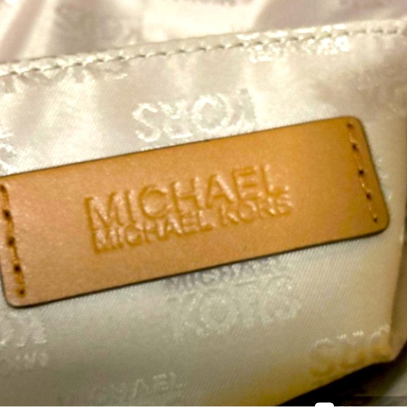 Michael Kors Kempton Canvas Large Tote Bag Sunshine Yellow EUC - Picture 7 of 9